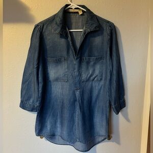 Chelsea & Violet Denim Shirt Dress, Size XS